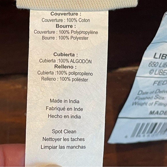 NWT Bee & Willow plaid flannel throw pillow 20” - Picture 8 of 8